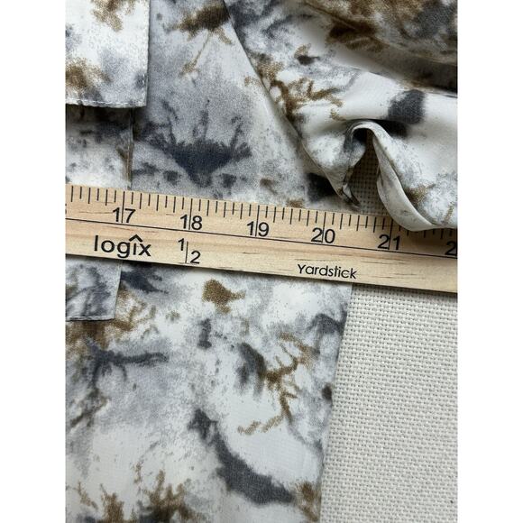 Blue B Collection Women’s Size Small LS Button Up “Loud & Clear” Design - Picture 8 of 10